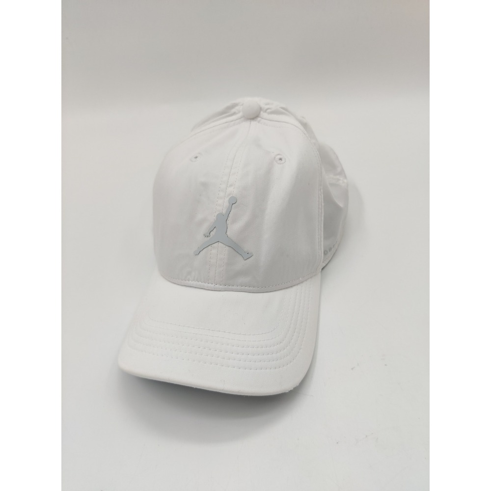 Jordan Sport Dri-FIT Rise Cap White Leopard Print Underbill Snapback Hat L/XL